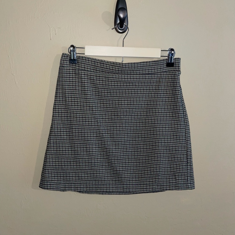 Women’s American Eagle Houndstooth Plaid Skirt